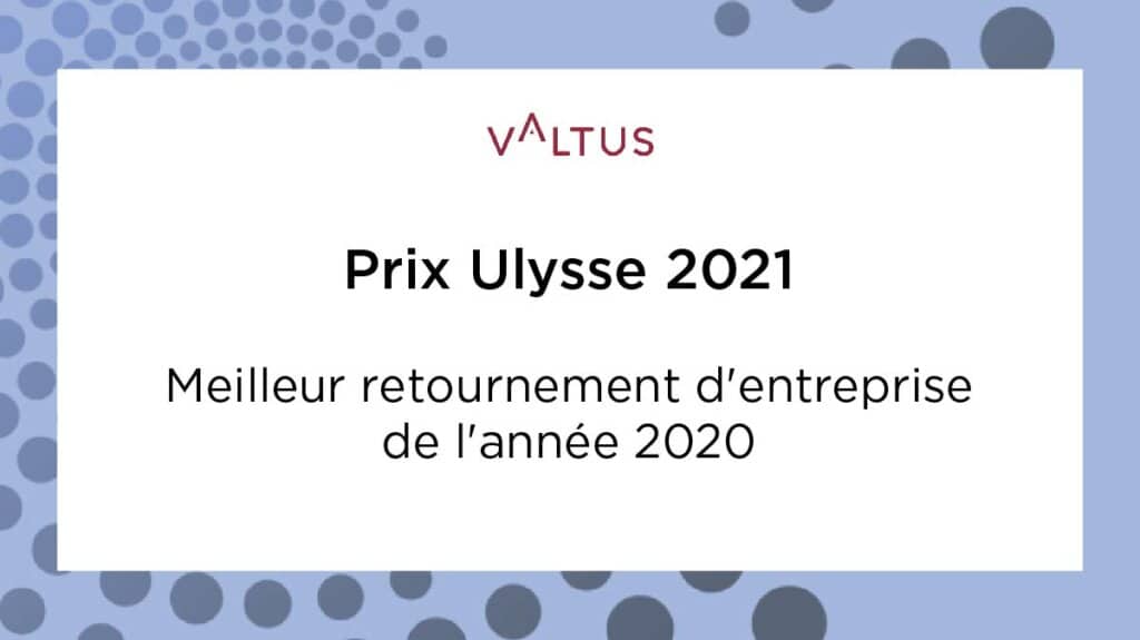 Prix Ulysse 2021 – Valtus Prix- Ulysse 2021 Valtus ARE retournement restructuring